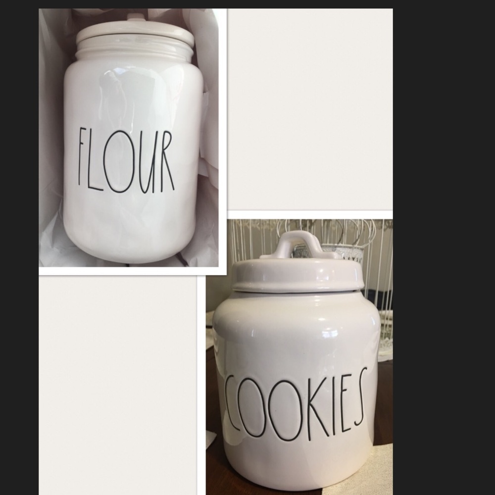 Rae Dunn - LL Flour and Cookies Canisters